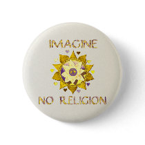 Imagine No Religion Pinback Buttons