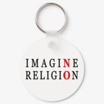 Imagine No Religion keychains