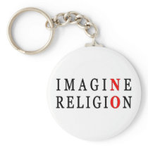 Imagine No Religion Key Chains