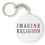 Imagine No Religion Key Chains