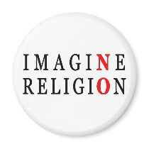 Imagine No Religion Fridge Magnet