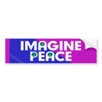 imagine peace bumper stickers
