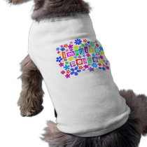 Imagine Peace Pet Shirt pet clothing
