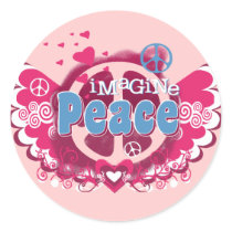 Imagine Peace stickers