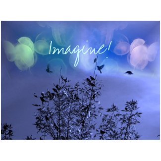 Imagine! postcard