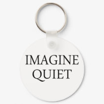 Imagine Quiet keychains