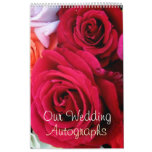 imagine Roses Wedding Wall Calendars