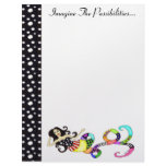 "Imagine The Possibilities" Colorful Mermaid Muse letterhead