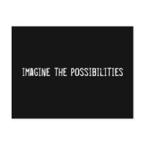 imagine the possibilities postcards