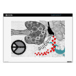 Imagine Trees, Peace Sign and Bird Design Laptop Skins