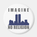 Imagine Twin Towers sillouette Magnets