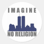 Imagine Twin Towers sillouette Stickers