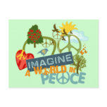 Imagine World Peace Postcard