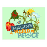Imagine World Peace Postcard
