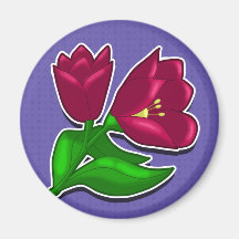 Imán de la flor