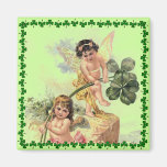 Imán de las querubes del día de St Patrick del vin