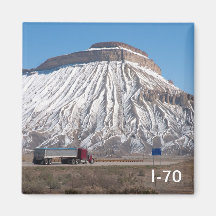 imán del viaje interstate70