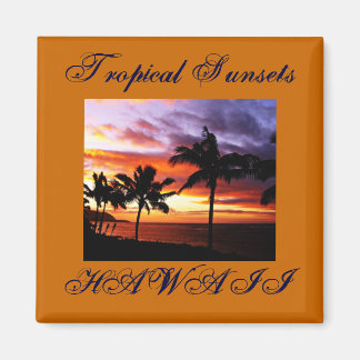 Imán hawaiano de la puesta del sol