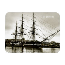 Imán - sepia de la constitución de USS
