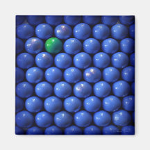 imanes y botones abstractos azules