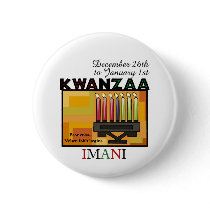 IMANI - Faith buttons by Kwanzaa IMANI - Faith buttons