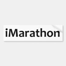 iMarathon Bumper Sticker