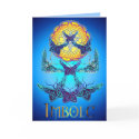 Imbolc Butterflies Blank Greeting Card