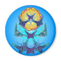 Imbolc Butterflies Magnet
