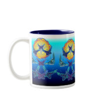 Imbolc Butterflies Sunlight Mug by Jaenne Imbolc Butterflies Sunlight Mug