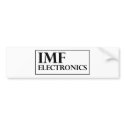 IMF Electronics logo bumper stickers