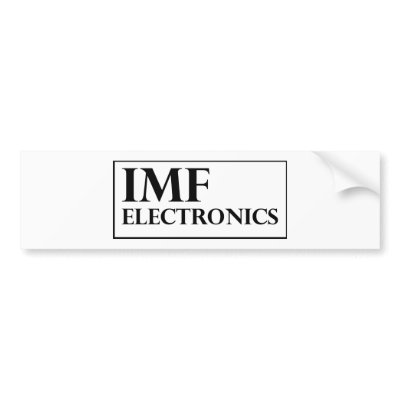 IMF Electronics logo Bumper Sticker by stephanefr