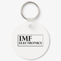IMF Electronics logo keychains