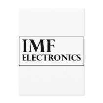 IMF Electronics logo postcards by stephanefr IMF Electronics logo postcards