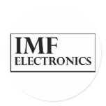 IMF Electronics logo stickers