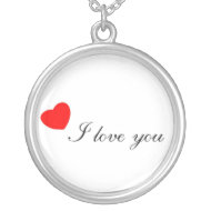 I love you Necklace