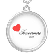 Necklace forevermore with small heart