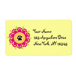 Paw Prints Flower