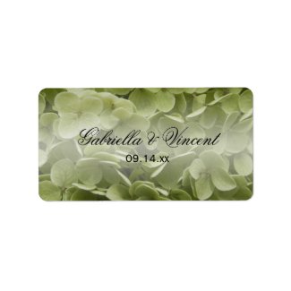 Annabelle Hydrangea Wedding Stickers