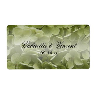 Annabelle Hydrangea Wedding Stickers