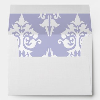 Purple and White Envelope