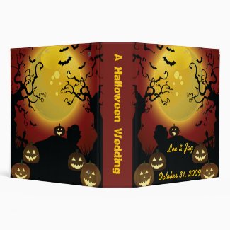 Halloween Wedding Photo Album Notebook