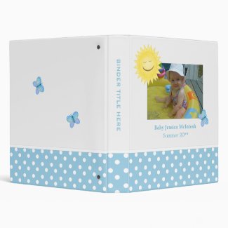 Sunshine and Butterfly Binder