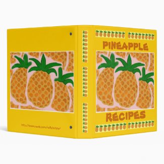 Pineapple Recipes Binder