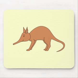 Brown Aardvark Illustration. Cartoon. Custom