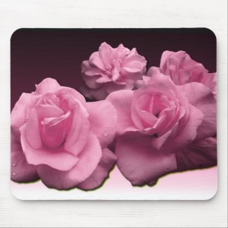Pink Roses Mousepad