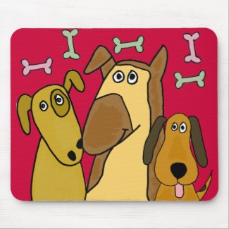 AD- Puppy Dogs and Biscuits Mousepad