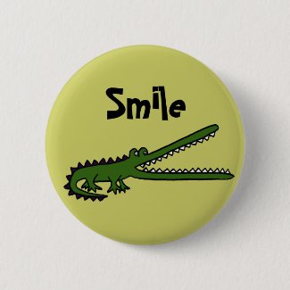 AE- Smiling Croc Button