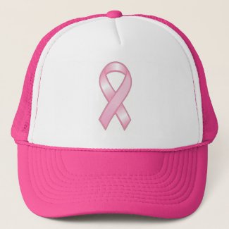 Pink Ribbon Retro Trucker's Cap