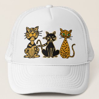 BH- Funny Cats Cartoon Hat