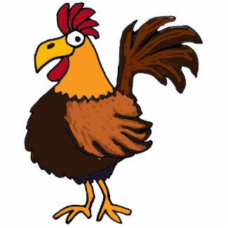 BN- Funky Rooster Photo Sculpture